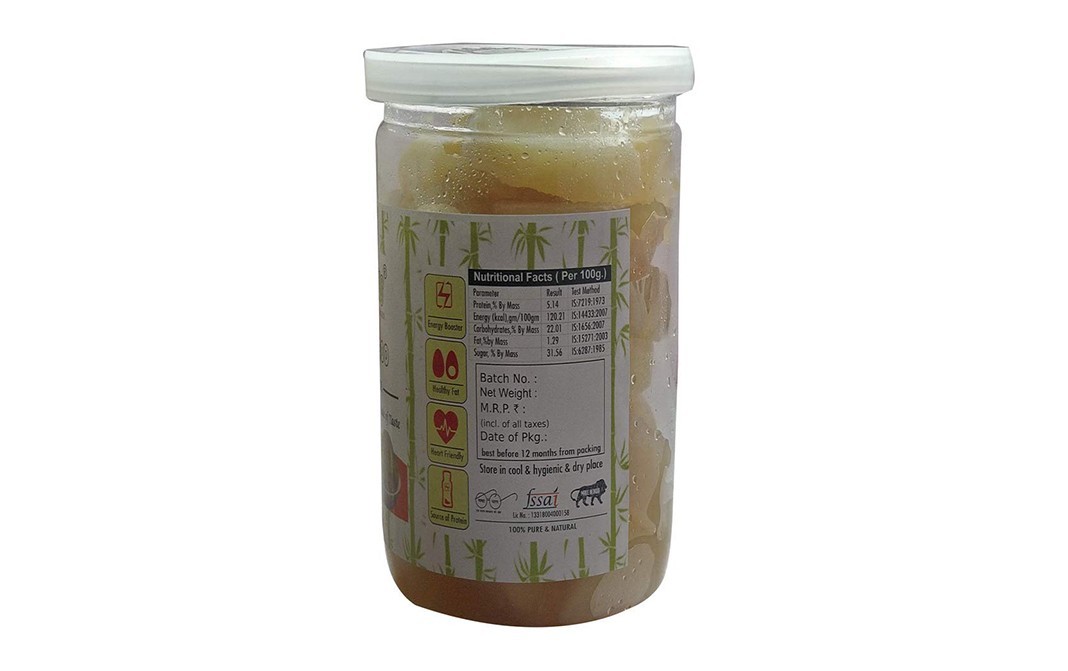 Cactus Spices Bamboo Murabba    Plastic Jar  800 grams